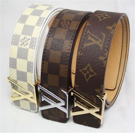 louis vuitton mens white belt replica